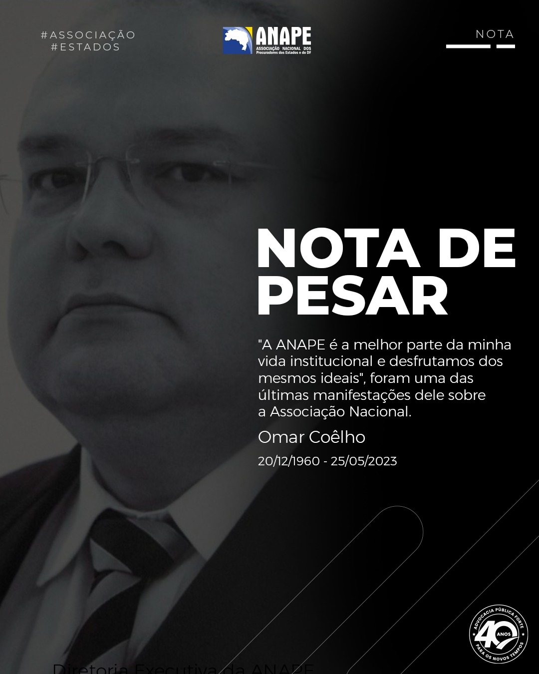 nota pesar dr omar coelho